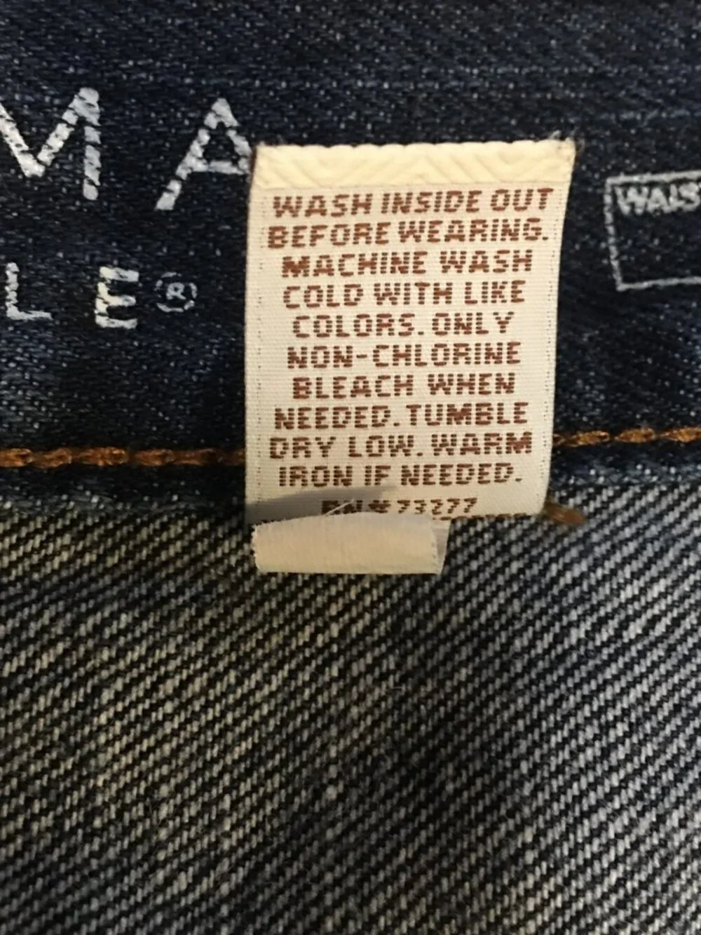 Sonoma Men 44x30 Jeans Blue Dark Wash Denim Straight Fit Relaxed 100% Cotton